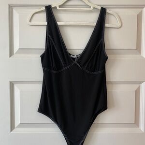 NWOT Zara Black Bodysuit